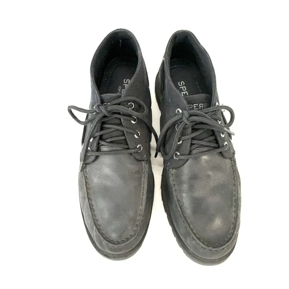 Sperry Men's Leeward Mini Lug Chukka Boots Leather/Textile STS18292 Size 10M